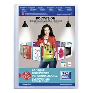 Picture 1 of Showalbum Oxford Polyvision A4 40-tassen PP transparant