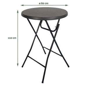 Picture 2 of Statafel BRASQ 80cm BT100 zwart