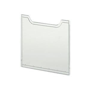 Picture 1 of Afdekplaat Exacompta folderhouder A4 staand helderglas
