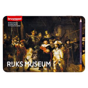 Picture 1 of Kleurpotlood Bruynzeel Rijksmuseum Rembrandt van Rijn blik à 50 kleuren