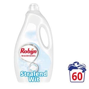 Picture 1 of Wasmiddel Robijn vloeibaar 3L stralend wit 60 scoops