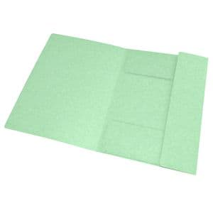 Picture 2 of Elastomap Oxford Top File+ A4 3 kleppen 390gr pastel groen