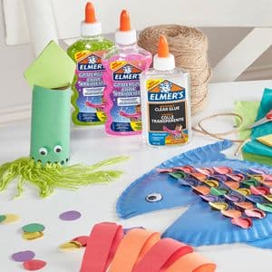 Picture 7 of Kinderlijm Elmer's glitter zwart
