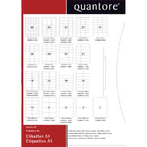 Picture 2 of Etiket Quantore 63.5x33.9mm 2400 stuks