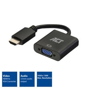 Picture 3 of Adapter ACT HDMI naar VGA met audio 0.15 meter