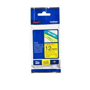 Picture 1 of Labeltape Brother P-touch TZe-631 standaard 12mm zwart op geel
