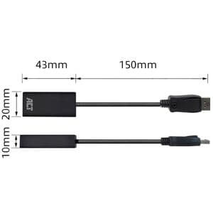 Picture 4 of Adapter ACT DisplayPort naar HDMI 4K 0.15 meter
