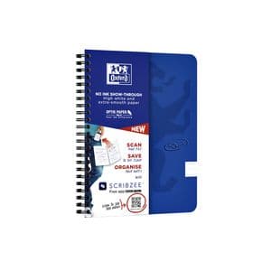 Picture 2 of Spiraalblok Oxford Touch A5 lijn 140 pagina's 80gr blauw