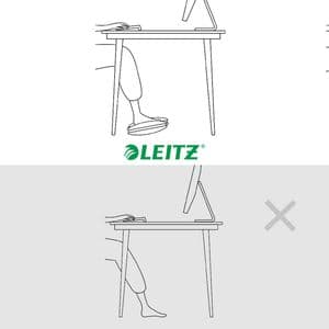 Picture 5 of Voetensteun Leitz Ergo verstelbaar lichtgrijs