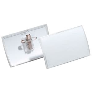 Picture 1 of Badge Durable 8214 Click Fold met combiklem 54x90mm