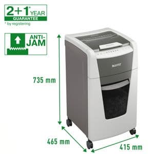 Picture 4 of Papiervernietiger Leitz IQ Auto+ Office 300 P4 snippers 4x28mm