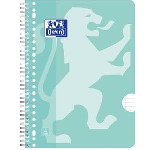 Picture 4 of Collegeblok Oxford School A4+ lijn 23-gaats 160 pagina's 80gr pastel assorti 3 stuks