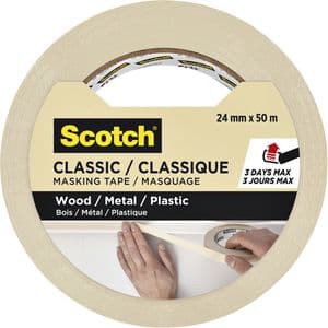 Picture 2 of Afplaktape Scotch Classic 24mmx50m beige