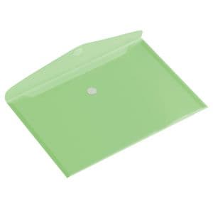 Picture 1 of Enveloptas Europel A4 335x240mm dwars PP transparant groen