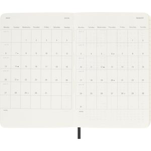 Picture 4 of Agenda 2025/2026 Moleskine 18M Planner Weekly 7dagen/1pagina pocket sc black