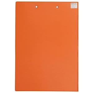 Picture 2 of Klembordmap MAUL A4 staand met penlus PVC neon oranje