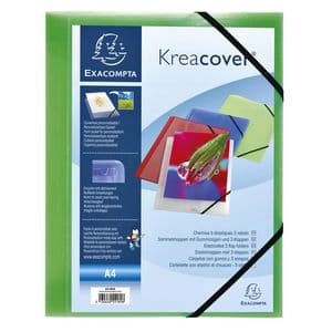 Picture 5 of Elastomap Exacompta Kreacover A4 3 kleppen PP assorti