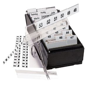 Picture 1 of Indextabs Djois 10x150mm zelfklevend aanpasbaar permanent wit 5 stuks