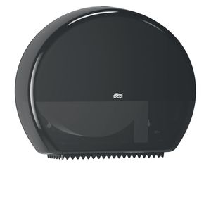 Picture 1 of Toiletpapierdispenser Tork T1 Elevation jumbo zwart 554008