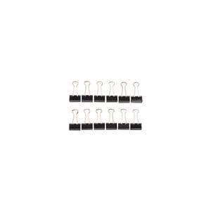 Picture 3 of Papierklem MAUL foldback 215 19mm zwart 12 stuks
