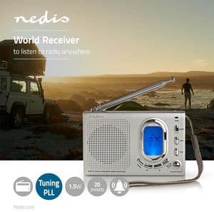 Picture 8 of Wereldradio Nedis met wekker RDWR1000GY