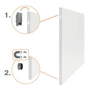 Picture 4 of Whiteboard Nobo Infinity randloos 90x120cm