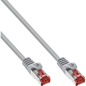 Picture 1 of Kabel InLine Cat.6 S FTP koper 5 meter grijs