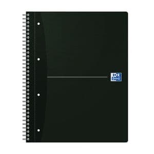 Picture 3 of Collegeblok Oxford Office Essentials A4+ lijn 4-gaats 180 pagina's 80gr assorti