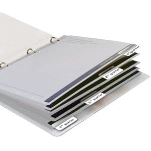 Picture 1 of Indextabs Djois 12x40mm zelfklevend permanent wit 48 stuks