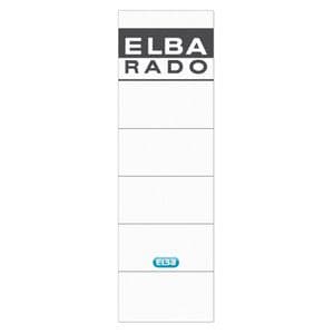 Picture 1 of Rugetiket Elba breed 59x190mm zelfklevend wit/grijs 10 stuks