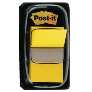 Picture 1 of Indextabs Post-it 680 25.4x43.2mm geel 50 tabs