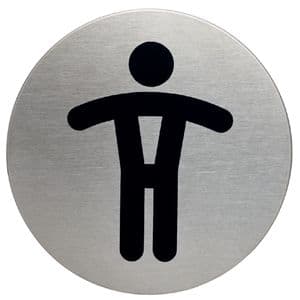 Picture 1 of Infobord pictogram Durable 4905 wc heren rond 83mm
