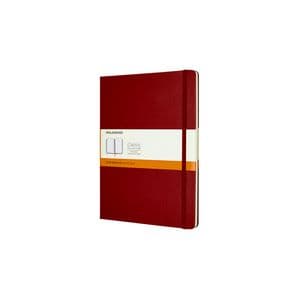 Picture 1 of Notitieboek Moleskine XL 190x250mm lijn hard cover scarlet red