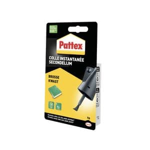 Picture 2 of Secondenlijm Pattex met kwast flacon 5 gram op blister