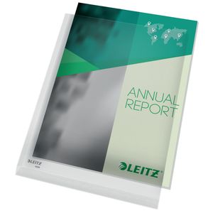 Picture 4 of Insteekmap L-model Leitz premium A4 0.17mm PVC met expansievouw nerf 5 stuks