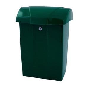 Picture 1 of Brievenbus Vepa Bins met klep kunststof groen