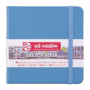 Picture 1 of Schetsboek Talens Art Creation 80 witte vellen 140gr 120x120mm blauw