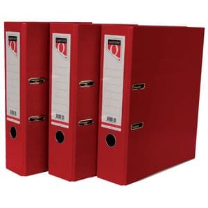Picture 1 of Ordner Quantore A4 80mm PP rood