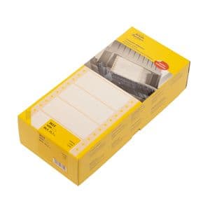 Picture 1 of Etiket Avery 3615 88.9x35.7mm 1-baans wit 4000 stuks