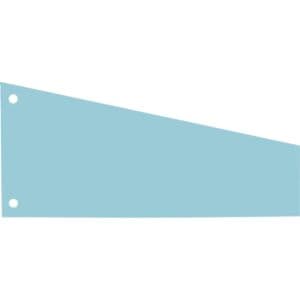 Picture 2 of Scheidingsstrook Oxford trapezium 240x105/55mm 190gr blauw 100 stuks