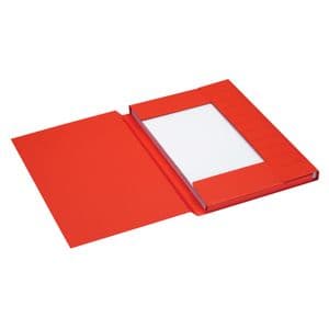Picture 2 of Dossiermap Secolor folio 3 klep 100% gerecycled karton 250 gr rood