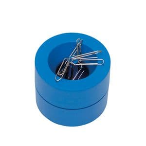 Picture 2 of Papercliphouder MAULpro magnetisch recycled Ø73x60mm blauw