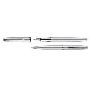 Picture 2 of Schrijfset Pelikan Jazz Noble Elegance K36+P36 medium silver