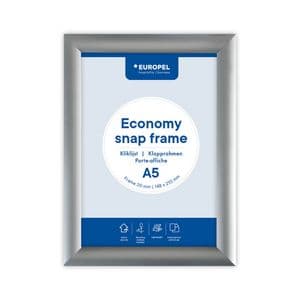 Picture 1 of Kliklijst Europel Economy A5 zilver