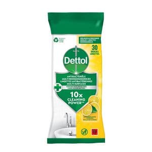 Picture 1 of Reinigingsdoekjes Dettol antibacterieël Citrus 30 stuks