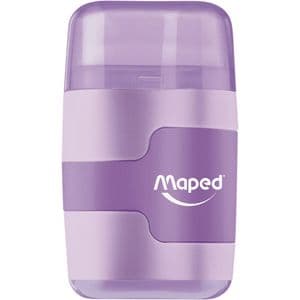 Picture 6 of Puntenslijper Maped Connect 2gaats met gum display á 20 stuks pastel assorti