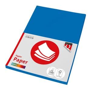 Picture 1 of Kopieerpapier Quantore Colour A4 120gr diepblauw 100 vel