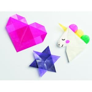 Picture 3 of Origami papier Folia 20x20cm transparant 42gr 500 vel in 10 kleuren