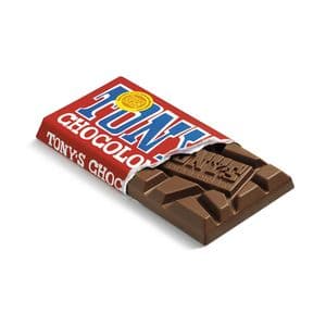 Picture 1 of Chocolade Tony's Chocolonely melk reep 90 gram