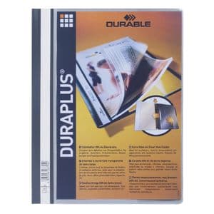 Picture 1 of Snelhechtmap Durable Duraplus A4 grijs